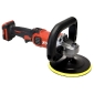 Машина шлифовальная угловая аккум полировальная KDSP02-180,180мм,18в 2*5А/ч, 500-3000 об/ми